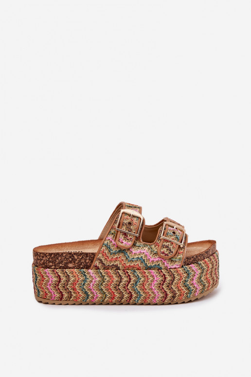 sieviešu čības ar platformu Ar bizi I ar sprādzēmmi Dažādu krāsu Eradriana