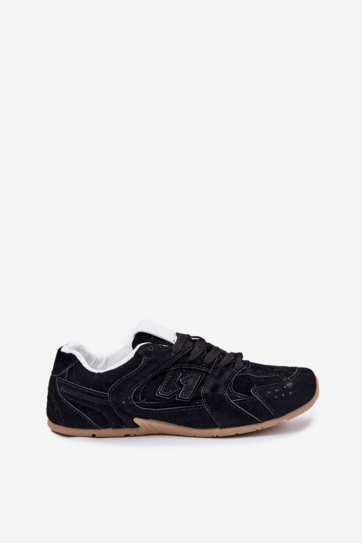 sporta apavi Sieviešu Z Eko zamšādau melnas krāsas Dorella