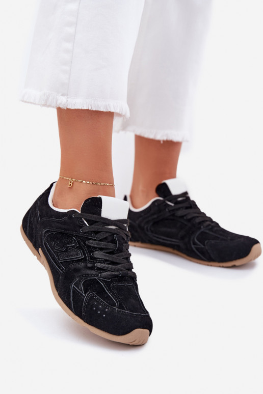 sporta apavi Sieviešu Z Eko zamšādau melnas krāsas Dorella