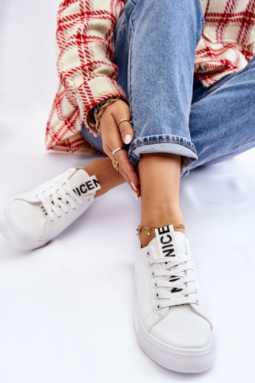 Klasiski sporta apavi baltas krāsas Ville