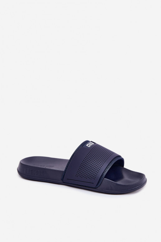 Vieglas vīriešu čības Big Star NN174696 tumši zilas krāsas