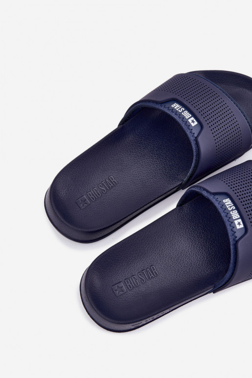 Vieglas vīriešu čības Big Star NN174696 tumši zilas krāsas