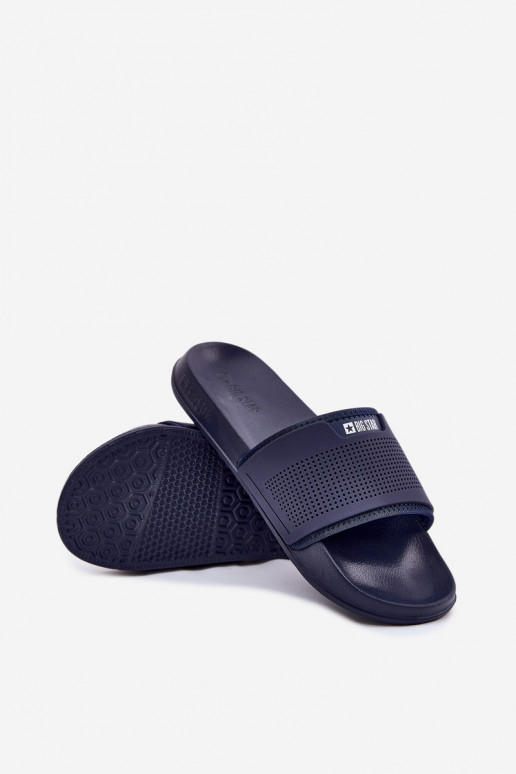 Vieglas vīriešu čības Big Star NN174696 tumši zilas krāsas