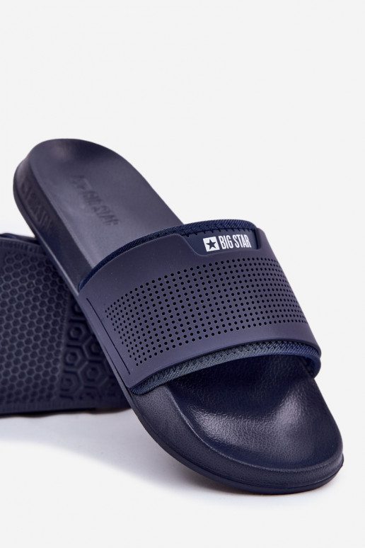 Vieglas vīriešu čības Big Star NN174696 tumši zilas krāsas