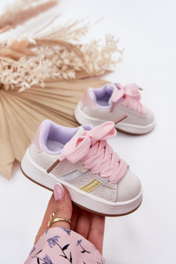 Bērnu sporta apavi "Sneakers" modeļa ar lipīgām aizdares, dažādās krāsās "Celyna"