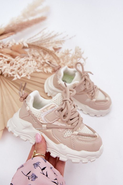 sporta apavi Sneakers modeļa apavi Bērnu apavi smilšu krāsas Tilvianea