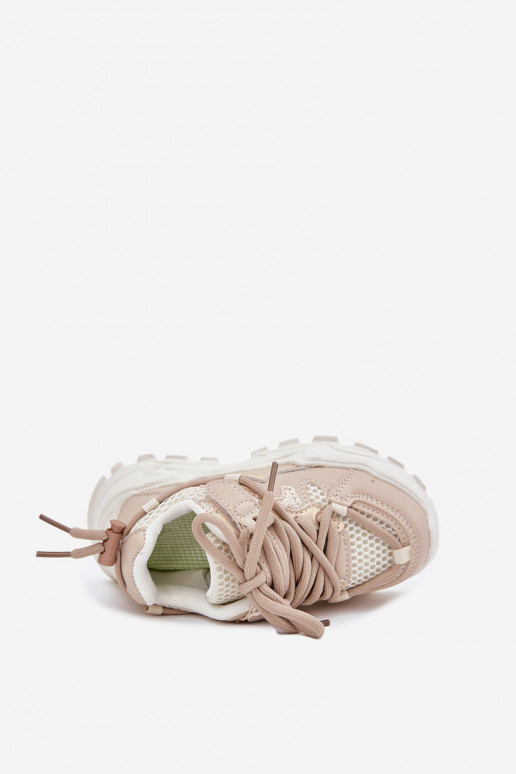 sporta apavi Sneakers modeļa apavi Bērnu apavi smilšu krāsas Tilvianea