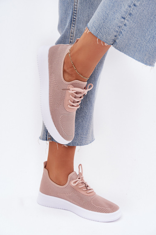 Auduma Paslīdēt uz sporta apavi ar platformu Sieviešu Rozā krāsas Kalyra