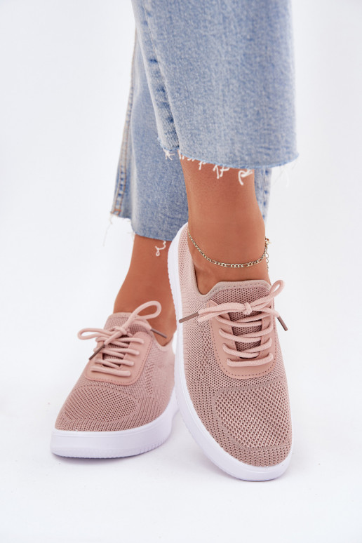 Auduma Paslīdēt uz sporta apavi ar platformu Sieviešu Rozā krāsas Kalyra