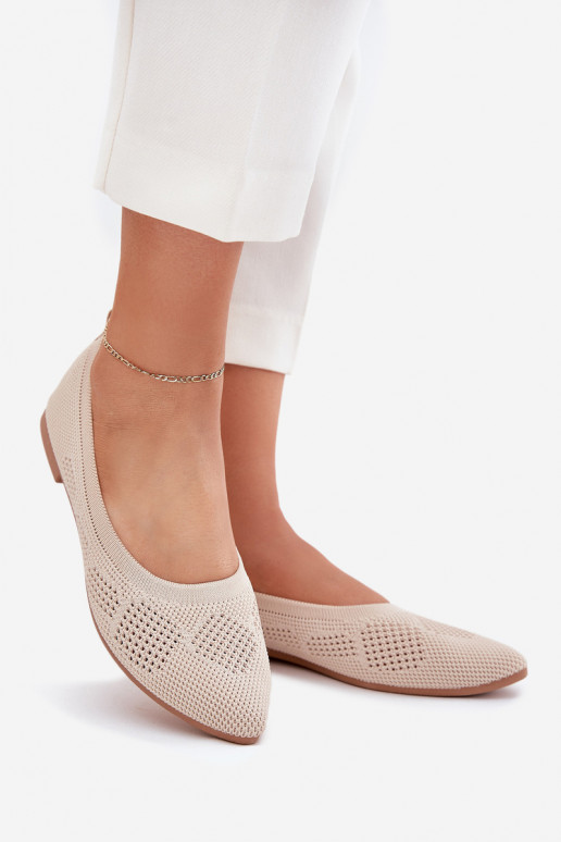 Auduma balerīnas Sieviešu smilšu krāsas Zelira