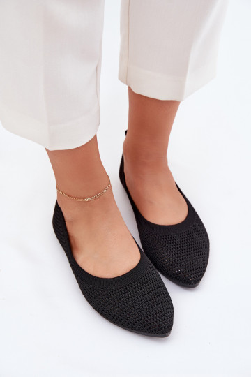 Tīkls Auduma balerīnas Sieviešu melnas krāsas Sarina