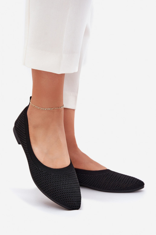 Tīkls Auduma balerīnas Sieviešu melnas krāsas Sarina