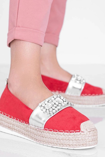 Sarkanas espadrilles,...