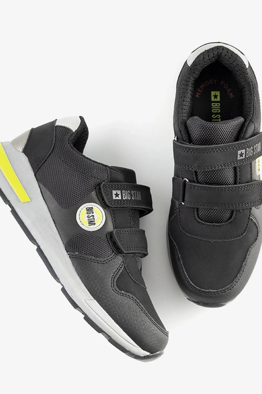 BIG STAR Melnas bērnu kedas