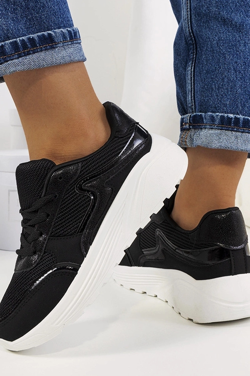 Melni sieviešu sporta apavi, „Basemat"