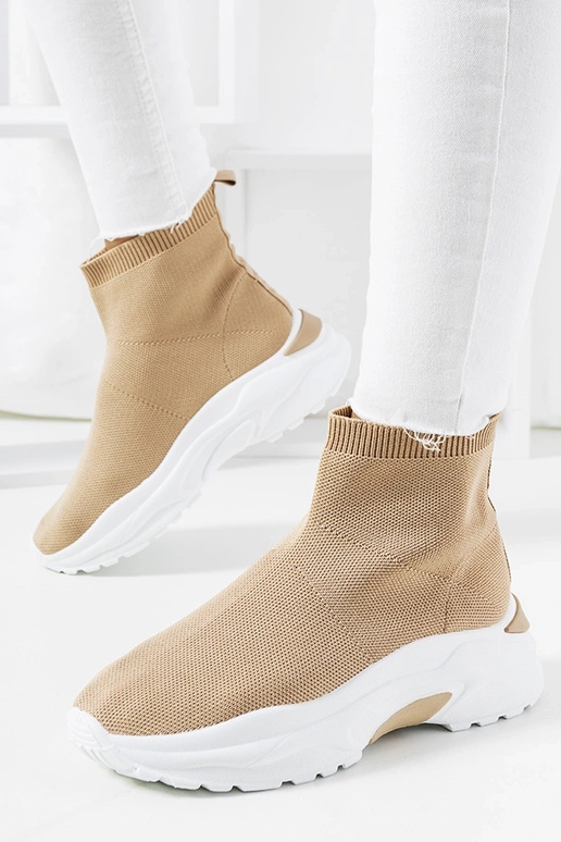 Brūni augstie sporta apavi, „Melissa"