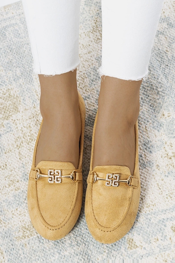 Bēši Cardoso sprādzes mokasīni 2