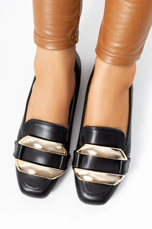 Renwick sieviešu melnie mokasīni