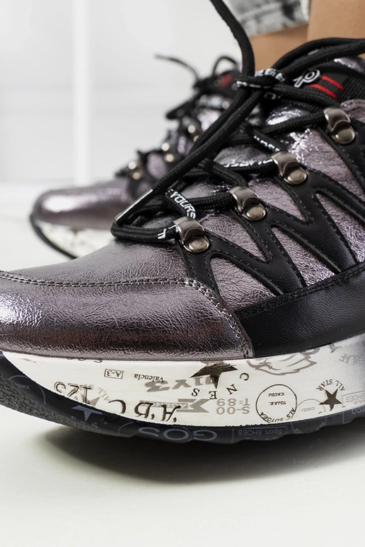 Ballard pelēkas metāla kedas