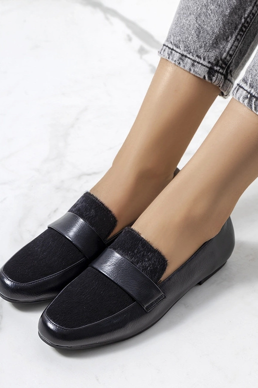 Melni sieviešu apavi Kolk