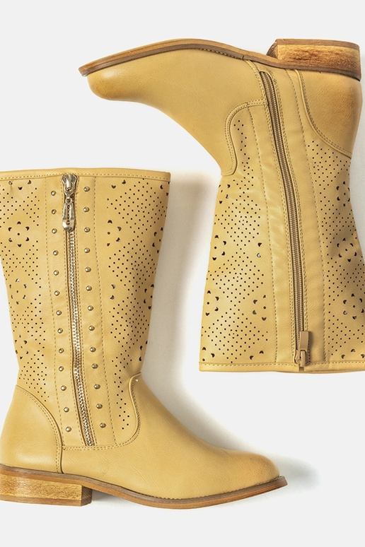 Zaina Beige Bērnu zābaciņi