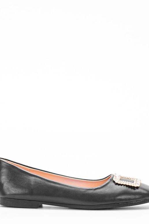 Black Rhonda Ballet Flats