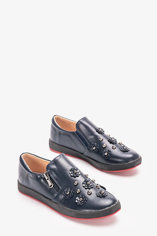 Tumši zilas Jorik bērnu kedas