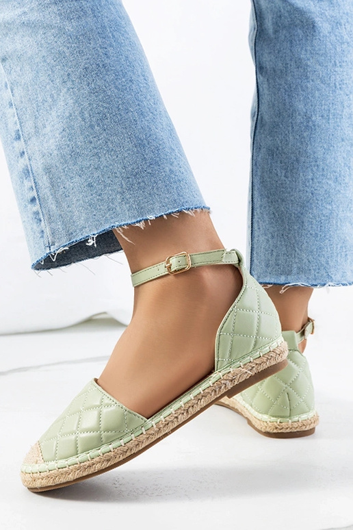 Faiza zaļās espadrilles