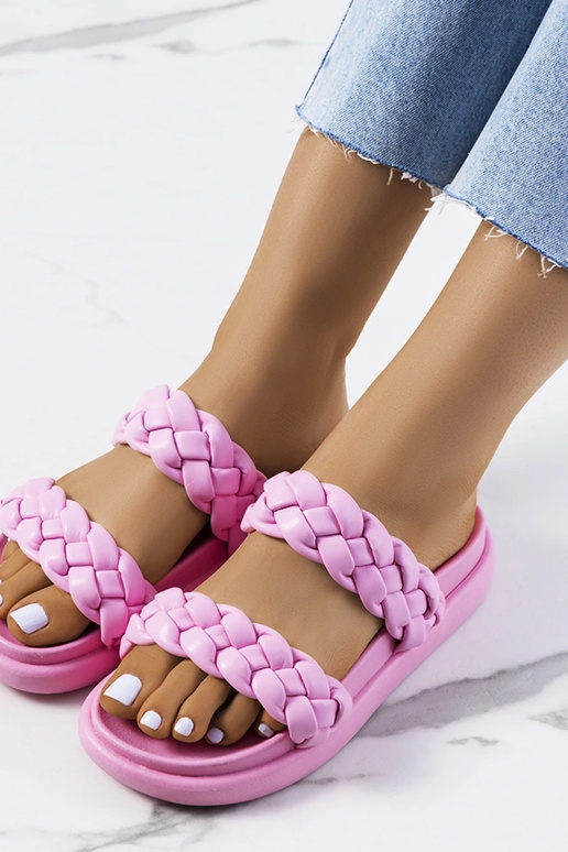 Rozā Angas flip-flops