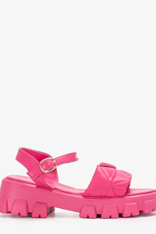 Ferlandi Pink Platform sandales