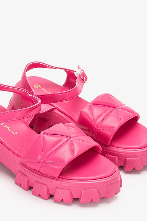 Ferlandi Pink Platform sandales