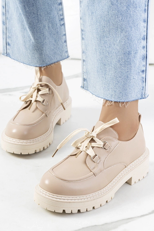 Smilšu krāsas sieviešu puszābaki,...