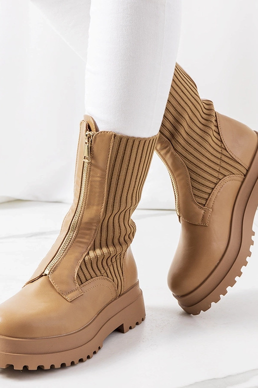 Brūni puszābaki ar zeķu virsu Lewin