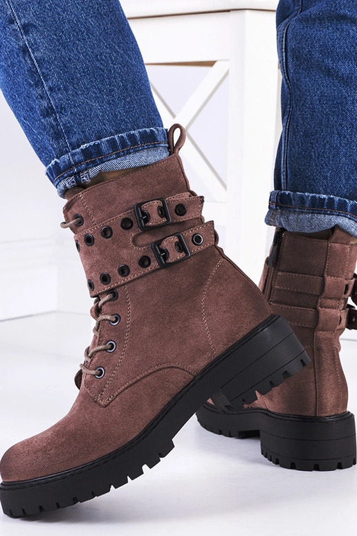 Brūni pārgājienu apavi, „Fallkirk" Brūni pārgājienu apavi, „Fallkirk"