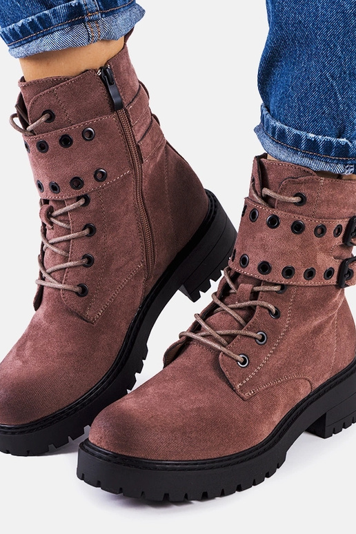 Brūni pārgājienu apavi, „Fallkirk" Brūni pārgājienu apavi, „Fallkirk"