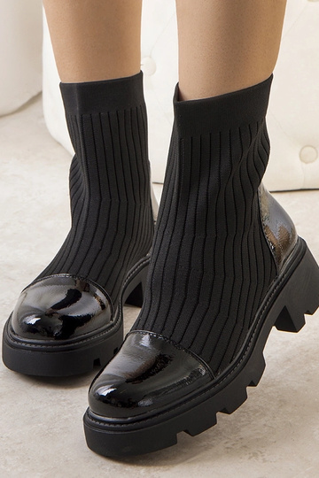 Melni puszābaki ar elastīgu...