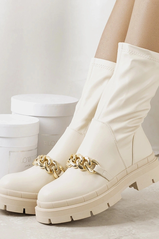 Bēši puszābaki ar augstu zoli Luisina