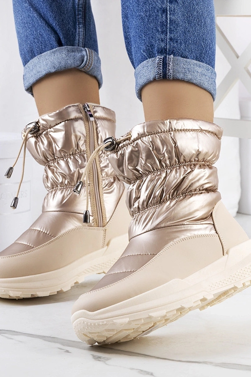 Zeltaini ziemas apavi ar...