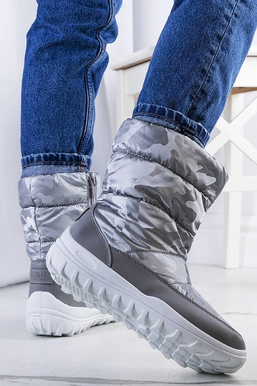 Pelēki sniega zābaki KK274600