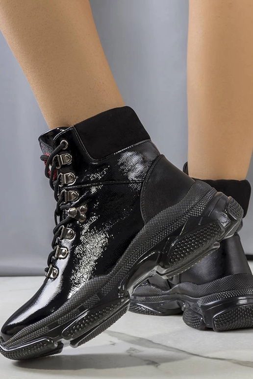 Melni lakādas Celmir puszābaki