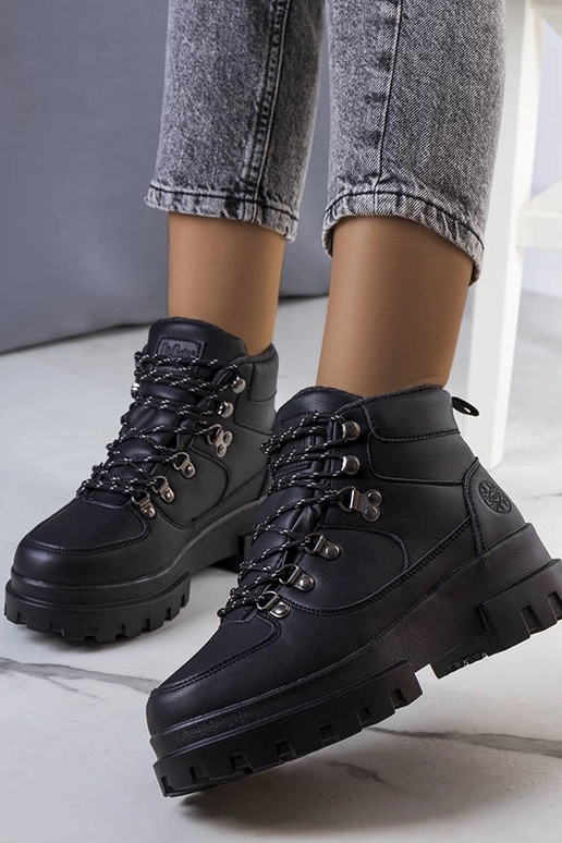 Melni ziemas pārgājienu zābaki,...