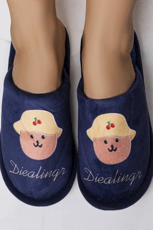 Tumši zilas mīkstās čības Diaalings