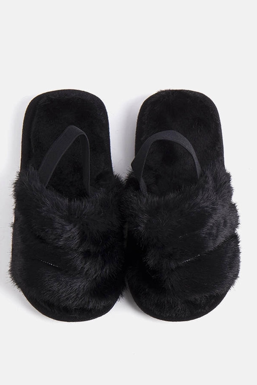 Leilanas melnās elastīgās čības