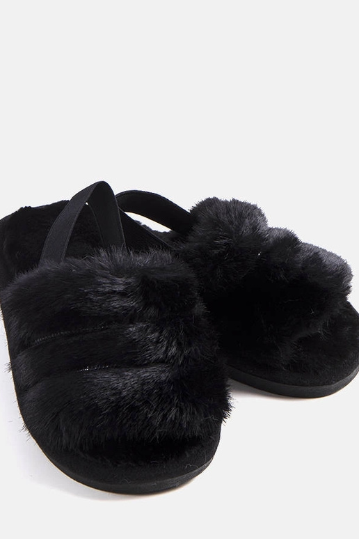 Leilanas melnās elastīgās čības