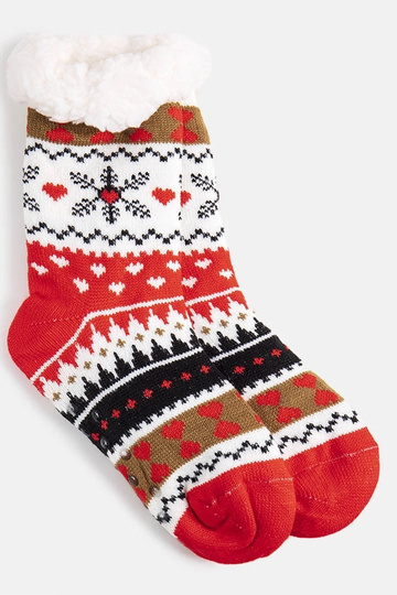 Oranžas ziemas zeķes ar...