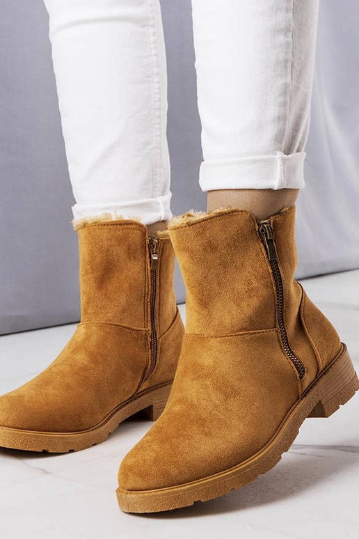 Brūni siltināti zābaki Salona