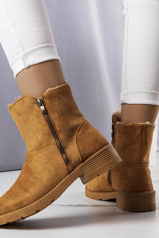 Brūni siltināti zābaki Salona