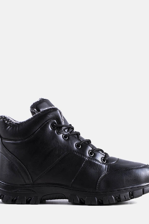 Melni lakādas izolēti Trenton zābaki