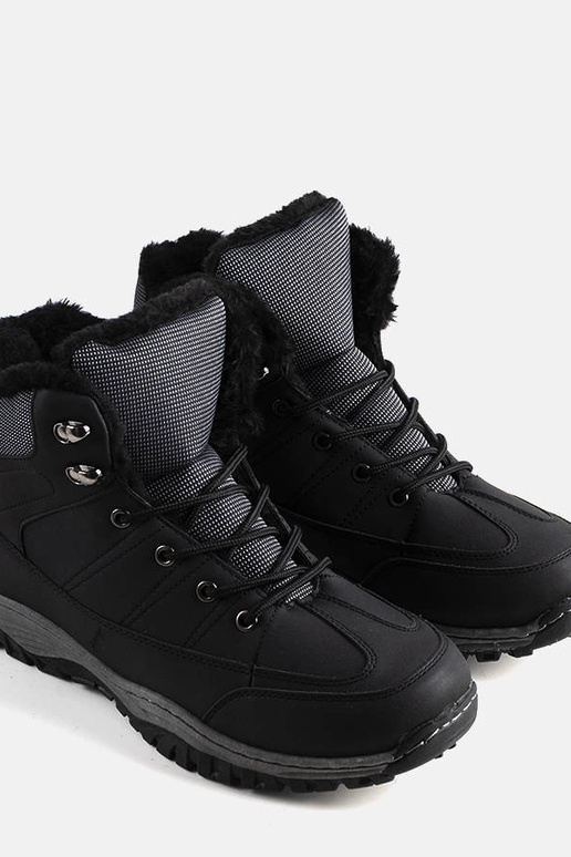 Melni ziemas pārgājienu apavi,...