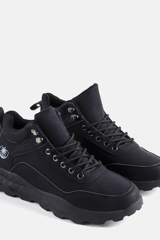 Melni izolēti Aidan zābaki